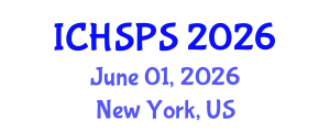 International Conference on Humanities, Social and Political Sciences (ICHSPS) June 01, 2026 - New York, United States