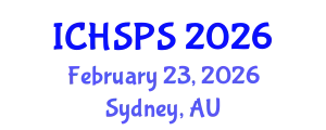 International Conference on Humanities, Social and Political Sciences (ICHSPS) February 23, 2026 - Sydney, Australia