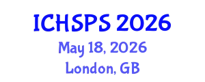 International Conference on Humanities, Social and Political Sciences (ICHSPS) May 18, 2026 - London, United Kingdom