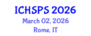 International Conference on Humanities, Social and Political Sciences (ICHSPS) March 02, 2026 - Rome, Italy