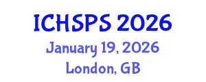 International Conference on Humanities, Social and Political Sciences (ICHSPS) January 19, 2026 - London, United Kingdom