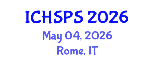 International Conference on Humanities, Social and Political Sciences (ICHSPS) May 04, 2026 - Rome, Italy