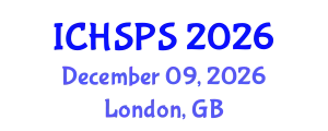 International Conference on Humanities, Social and Political Sciences (ICHSPS) December 09, 2026 - London, United Kingdom