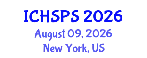 International Conference on Humanities, Social and Political Sciences (ICHSPS) August 09, 2026 - New York, United States
