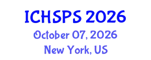 International Conference on Humanities, Social and Political Sciences (ICHSPS) October 07, 2026 - New York, United States
