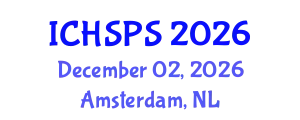 International Conference on Humanities, Social and Political Sciences (ICHSPS) December 02, 2026 - Amsterdam, Netherlands