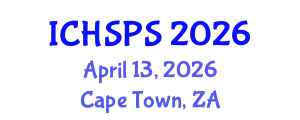 International Conference on Humanities, Social and Political Sciences (ICHSPS) April 13, 2026 - Cape Town, South Africa