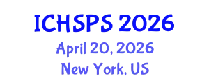 International Conference on Humanities, Social and Political Sciences (ICHSPS) April 20, 2026 - New York, United States