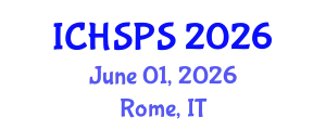 International Conference on Humanities, Social and Political Sciences (ICHSPS) June 01, 2026 - Rome, Italy