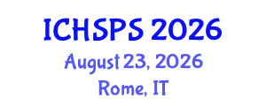 International Conference on Humanities, Social and Political Sciences (ICHSPS) August 23, 2026 - Rome, Italy