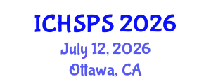 International Conference on Humanities, Social and Political Sciences (ICHSPS) July 12, 2026 - Ottawa, Canada