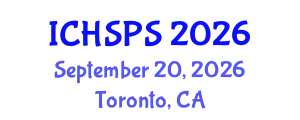 International Conference on Humanities, Social and Political Sciences (ICHSPS) September 20, 2026 - Toronto, Canada