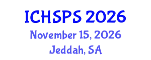 International Conference on Humanities, Social and Political Sciences (ICHSPS) November 15, 2026 - Jeddah, Saudi Arabia