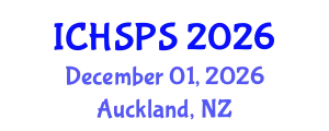 International Conference on Humanities, Social and Political Sciences (ICHSPS) December 01, 2026 - Auckland, New Zealand