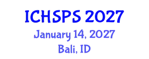 International Conference on Humanities, Social and Political Sciences (ICHSPS) January 14, 2027 - Bali, Indonesia