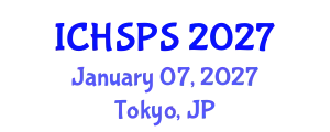 International Conference on Humanities, Social and Political Sciences (ICHSPS) January 07, 2027 - Tokyo, Japan