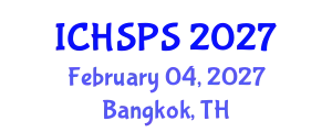 International Conference on Humanities, Social and Political Sciences (ICHSPS) February 04, 2027 - Bangkok, Thailand