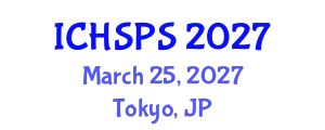 International Conference on Humanities, Social and Political Sciences (ICHSPS) March 25, 2027 - Tokyo, Japan