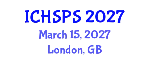 International Conference on Humanities, Social and Political Sciences (ICHSPS) March 15, 2027 - London, United Kingdom