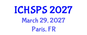 International Conference on Humanities, Social and Political Sciences (ICHSPS) March 29, 2027 - Paris, France