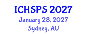 International Conference on Humanities, Social and Political Sciences (ICHSPS) January 28, 2027 - Sydney, Australia