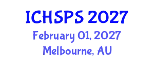 International Conference on Humanities, Social and Political Sciences (ICHSPS) February 01, 2027 - Melbourne, Australia