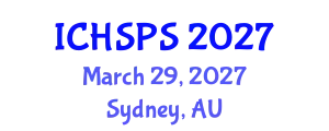 International Conference on Humanities, Social and Political Sciences (ICHSPS) March 29, 2027 - Sydney, Australia