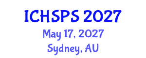 International Conference on Humanities, Social and Political Sciences (ICHSPS) May 17, 2027 - Sydney, Australia
