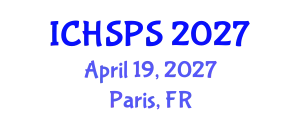 International Conference on Humanities, Social and Political Sciences (ICHSPS) April 19, 2027 - Paris, France