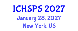 International Conference on Humanities, Social and Political Sciences (ICHSPS) January 28, 2027 - New York, United States