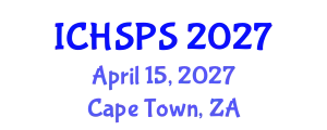 International Conference on Humanities, Social and Political Sciences (ICHSPS) April 15, 2027 - Cape Town, South Africa