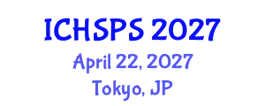 International Conference on Humanities, Social and Political Sciences (ICHSPS) April 22, 2027 - Tokyo, Japan