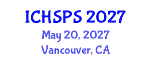 International Conference on Humanities, Social and Political Sciences (ICHSPS) May 20, 2027 - Vancouver, Canada