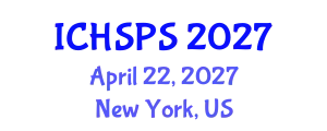 International Conference on Humanities, Social and Political Sciences (ICHSPS) April 22, 2027 - New York, United States