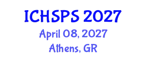 International Conference on Humanities, Social and Political Sciences (ICHSPS) April 08, 2027 - Athens, Greece