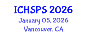 International Conference on Humanities, Social and Political Sciences (ICHSPS) January 05, 2026 - Vancouver, Canada
