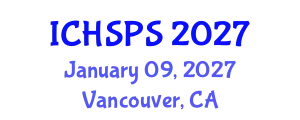 International Conference on Humanities, Social and Political Sciences (ICHSPS) January 09, 2027 - Vancouver, Canada