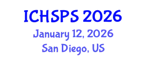 International Conference on Humanities, Social and Political Sciences (ICHSPS) January 12, 2026 - San Diego, United States
