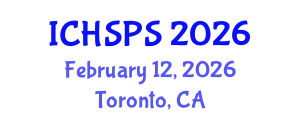 International Conference on Humanities, Social and Political Sciences (ICHSPS) February 12, 2026 - Toronto, Canada