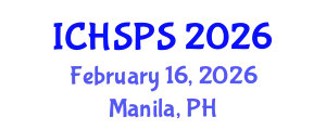 International Conference on Humanities, Social and Political Sciences (ICHSPS) February 16, 2026 - Manila, Philippines