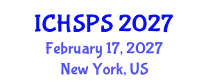 International Conference on Humanities, Social and Political Sciences (ICHSPS) February 17, 2027 - New York, United States