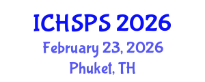 International Conference on Humanities, Social and Political Sciences (ICHSPS) February 23, 2026 - Phuket, Thailand