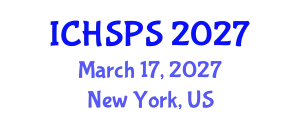 International Conference on Humanities, Social and Political Sciences (ICHSPS) March 17, 2027 - New York, United States