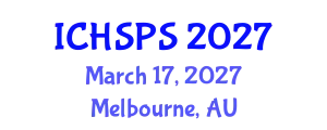 International Conference on Humanities, Social and Political Sciences (ICHSPS) March 17, 2027 - Melbourne, Australia