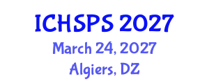 International Conference on Humanities, Social and Political Sciences (ICHSPS) March 24, 2027 - Algiers, Algeria