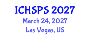 International Conference on Humanities, Social and Political Sciences (ICHSPS) March 24, 2027 - Las Vegas, United States
