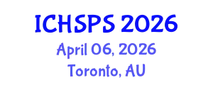 International Conference on Humanities, Social and Political Sciences (ICHSPS) April 06, 2026 - Toronto, Australia