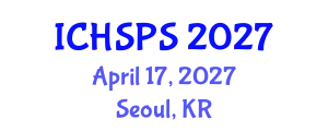 International Conference on Humanities, Social and Political Sciences (ICHSPS) April 17, 2027 - Seoul, Republic of Korea