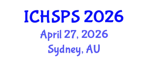 International Conference on Humanities, Social and Political Sciences (ICHSPS) April 27, 2026 - Sydney, Australia