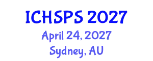 International Conference on Humanities, Social and Political Sciences (ICHSPS) April 24, 2027 - Sydney, Australia